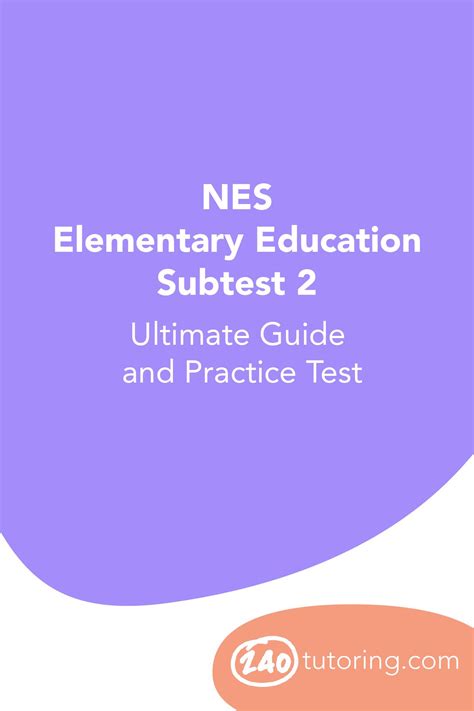 how hard is the nes elementary test|Any tips for passing the NES Elementary Education Subtests 1 .